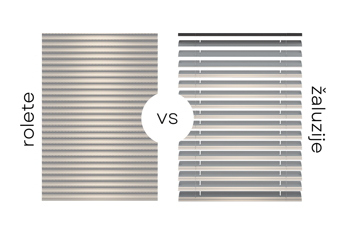 Rolete vs. žaluzije